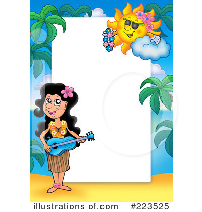 Royalty-Free (RF) Hawaiian Clipart Illustration by visekart - Stock Sample #223525