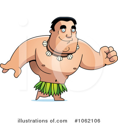 Hawaiian Man Clipart #1062106 by Cory Thoman