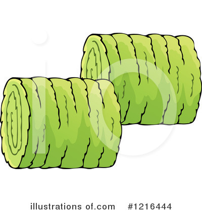 Royalty-Free (RF) Hay Clipart Illustration by visekart - Stock Sample #1216444