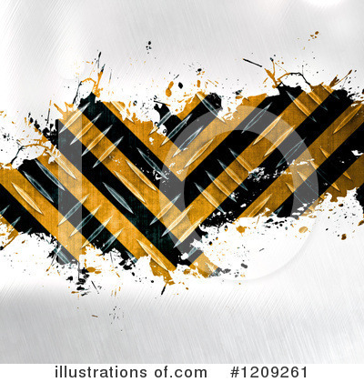 Royalty-Free (RF) Hazard Stripes Clipart Illustration by Arena Creative - Stock Sample #1209261