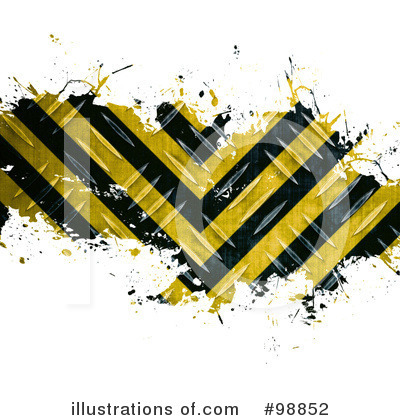 Royalty-Free (RF) Hazard Stripes Clipart Illustration by Arena Creative - Stock Sample #98852