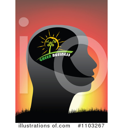 Royalty-Free (RF) Head Clipart Illustration by Andrei Marincas - Stock Sample #1103267