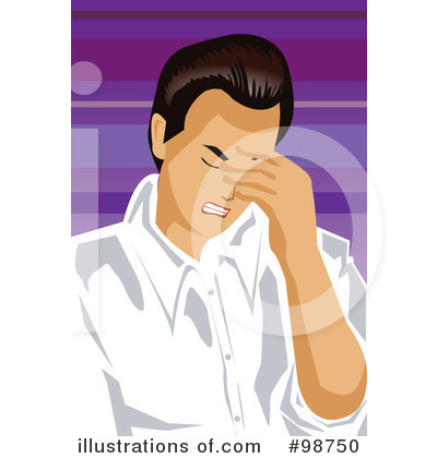 Royalty-Free (RF) Headache Clipart Illustration by mayawizard101 - Stock Sample #98750
