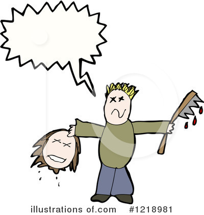 Decapitated Head Clipart #1218981 by lineartestpilot