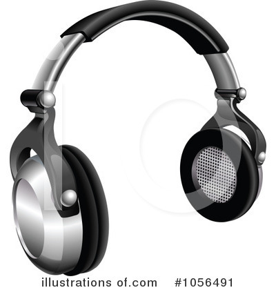 Royalty-Free (RF) Headphones Clipart Illustration by AtStockIllustration - Stock Sample #1056491