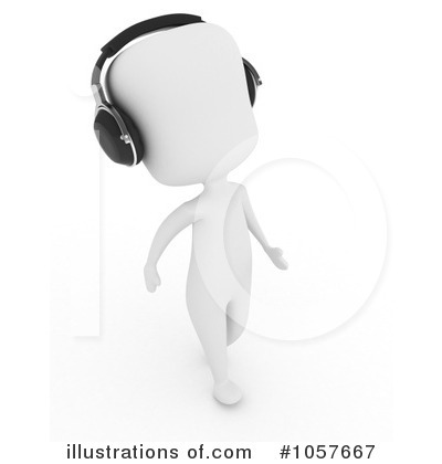 Royalty-Free (RF) Headphones Clipart Illustration by BNP Design Studio - Stock Sample #1057667