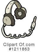Headphones Clipart #1211863 by lineartestpilot