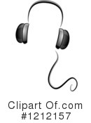 Headphones Clipart #1212157 by BNP Design Studio