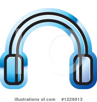Headphones Clipart #1229013 by Lal Perera