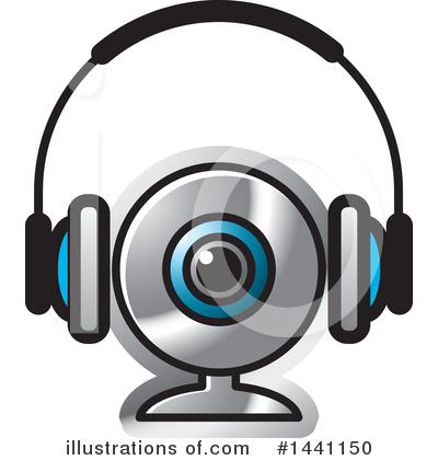 Headphones Clipart #1441150 by Lal Perera