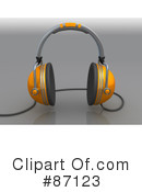 Headphones Clipart #87123 by 3poD