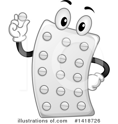 Pills Clipart #1418726 by BNP Design Studio