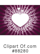 Heart Background Clipart #88280 by Qiun