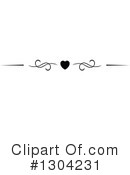 Heart Border Clipart #1304231 by Vector Tradition SM