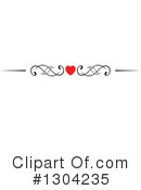Heart Border Clipart #1304235 by Vector Tradition SM