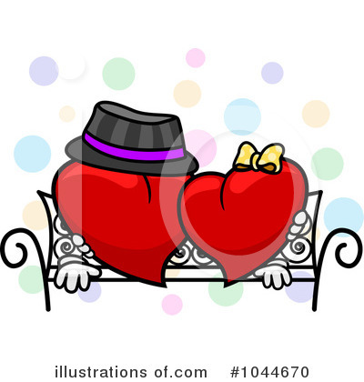 Royalty-Free (RF) Heart Character Clipart Illustration by BNP Design Studio - Stock Sample #1044670