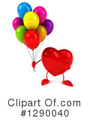 Heart Character Clipart #1290040 by Julos