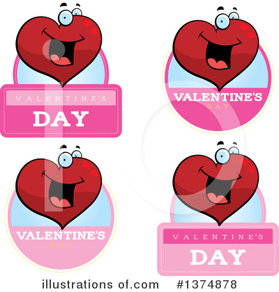 Royalty-Free (RF) Heart Character Clipart Illustration by Cory Thoman - Stock Sample #1374878