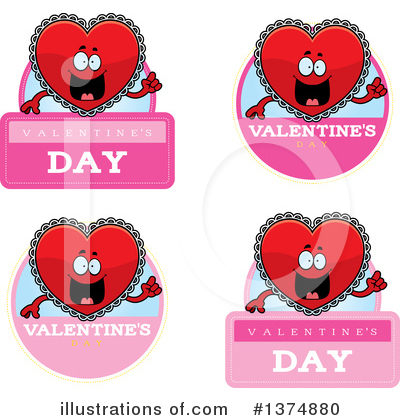 Royalty-Free (RF) Heart Character Clipart Illustration by Cory Thoman - Stock Sample #1374880