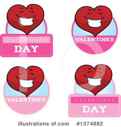 Royalty-Free (RF) Heart Character Clipart Illustration by Cory Thoman - Stock Sample #1374882