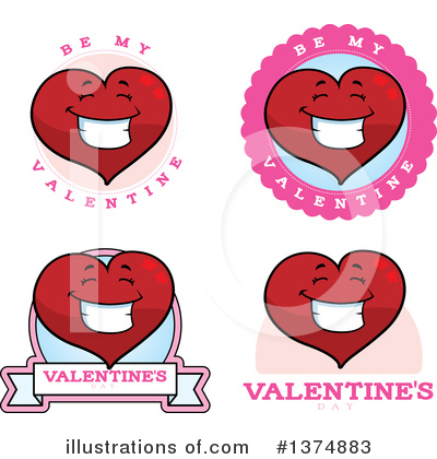 Royalty-Free (RF) Heart Character Clipart Illustration by Cory Thoman - Stock Sample #1374883