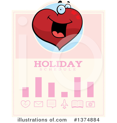 Royalty-Free (RF) Heart Character Clipart Illustration by Cory Thoman - Stock Sample #1374884