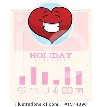 Royalty-Free (RF) Heart Character Clipart Illustration by Cory Thoman - Stock Sample #1374890