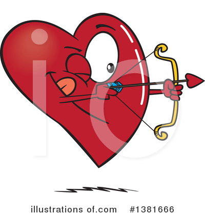 Heart Character Clipart #1381666 by toonaday