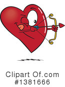 Heart Character Clipart #1381666 by toonaday