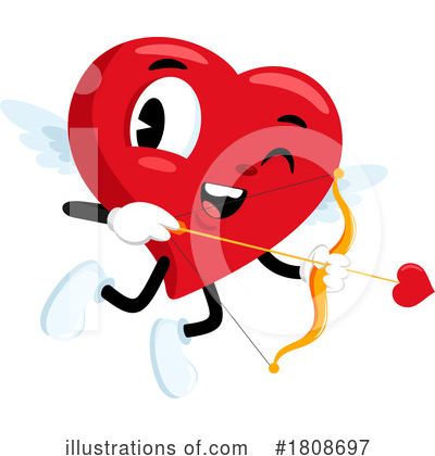 Heart Mascot Clipart #1808697 by Hit Toon