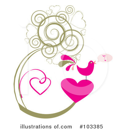 Royalty-Free (RF) Heart Clipart Illustration by MilsiArt - Stock Sample #103385