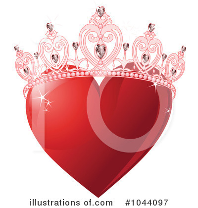 Royalty-Free (RF) Heart Clipart Illustration by Pushkin - Stock Sample #1044097