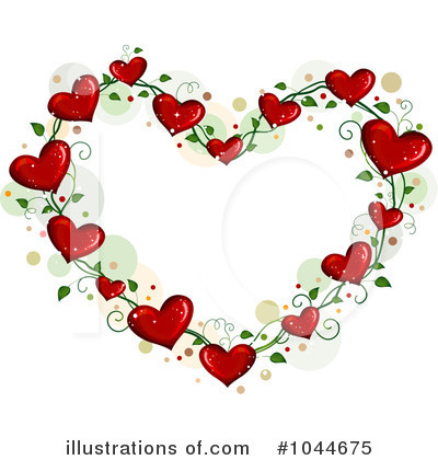 Royalty-Free (RF) Heart Clipart Illustration by BNP Design Studio - Stock Sample #1044675