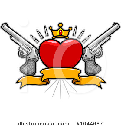 Royalty-Free (RF) Heart Clipart Illustration by BNP Design Studio - Stock Sample #1044687