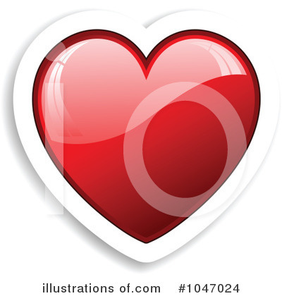 Royalty-Free (RF) Heart Clipart Illustration by KJ Pargeter - Stock Sample #1047024