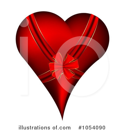 Royalty-Free (RF) Heart Clipart Illustration by vectorace - Stock Sample #1054090