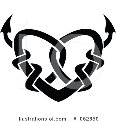 Royalty-Free (RF) Heart Clipart Illustration by Vector Tradition SM - Stock Sample #1062850