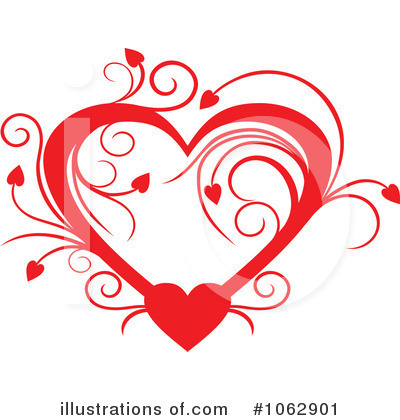 Royalty-Free (RF) Heart Clipart Illustration by Vector Tradition SM - Stock Sample #1062901