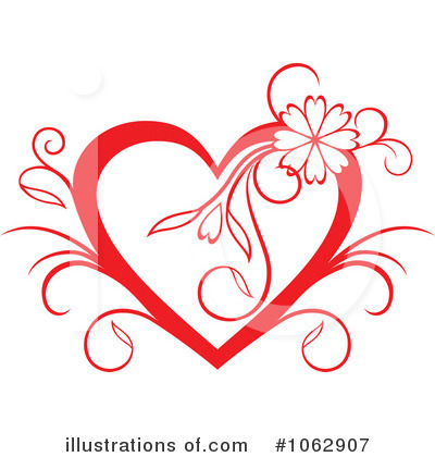 Royalty-Free (RF) Heart Clipart Illustration by Vector Tradition SM - Stock Sample #1062907