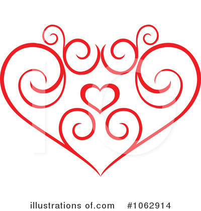 Royalty-Free (RF) Heart Clipart Illustration by Vector Tradition SM - Stock Sample #1062914