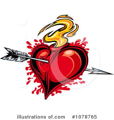 Royalty-Free (RF) Heart Clipart Illustration by Vector Tradition SM - Stock Sample #1078765
