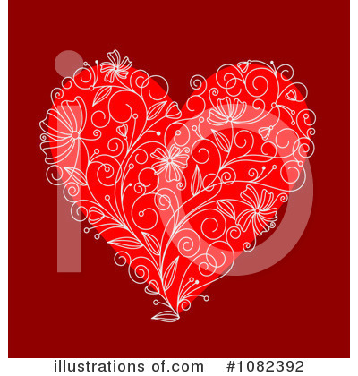 Royalty-Free (RF) Heart Clipart Illustration by Vector Tradition SM - Stock Sample #1082392