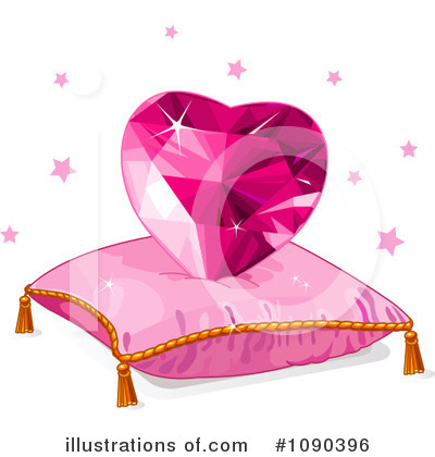 Royalty-Free (RF) Heart Clipart Illustration by Pushkin - Stock Sample #1090396