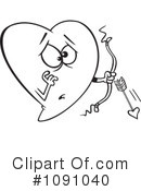 Heart Clipart #1091040 by toonaday