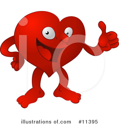 Royalty-Free (RF) Heart Clipart Illustration by AtStockIllustration - Stock Sample #11395