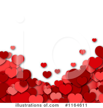 Heart Background Clipart #1164611 by vectorace