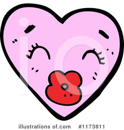 Pink Heart Clipart #1173811 by lineartestpilot