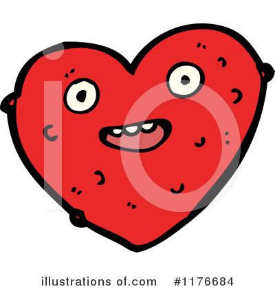 Royalty-Free (RF) Heart Clipart Illustration by lineartestpilot - Stock Sample #1176684