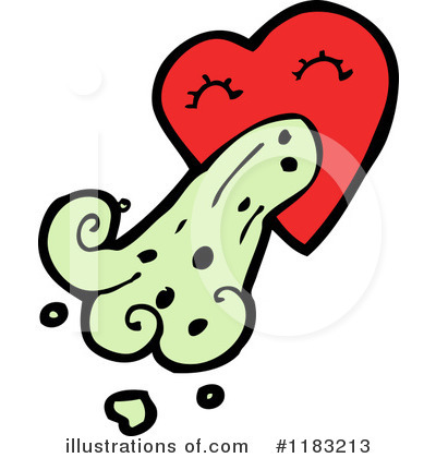 Heart Vomiting Clipart #1183213 by lineartestpilot