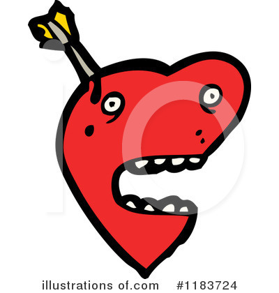 Royalty-Free (RF) Heart Clipart Illustration by lineartestpilot - Stock Sample #1183724